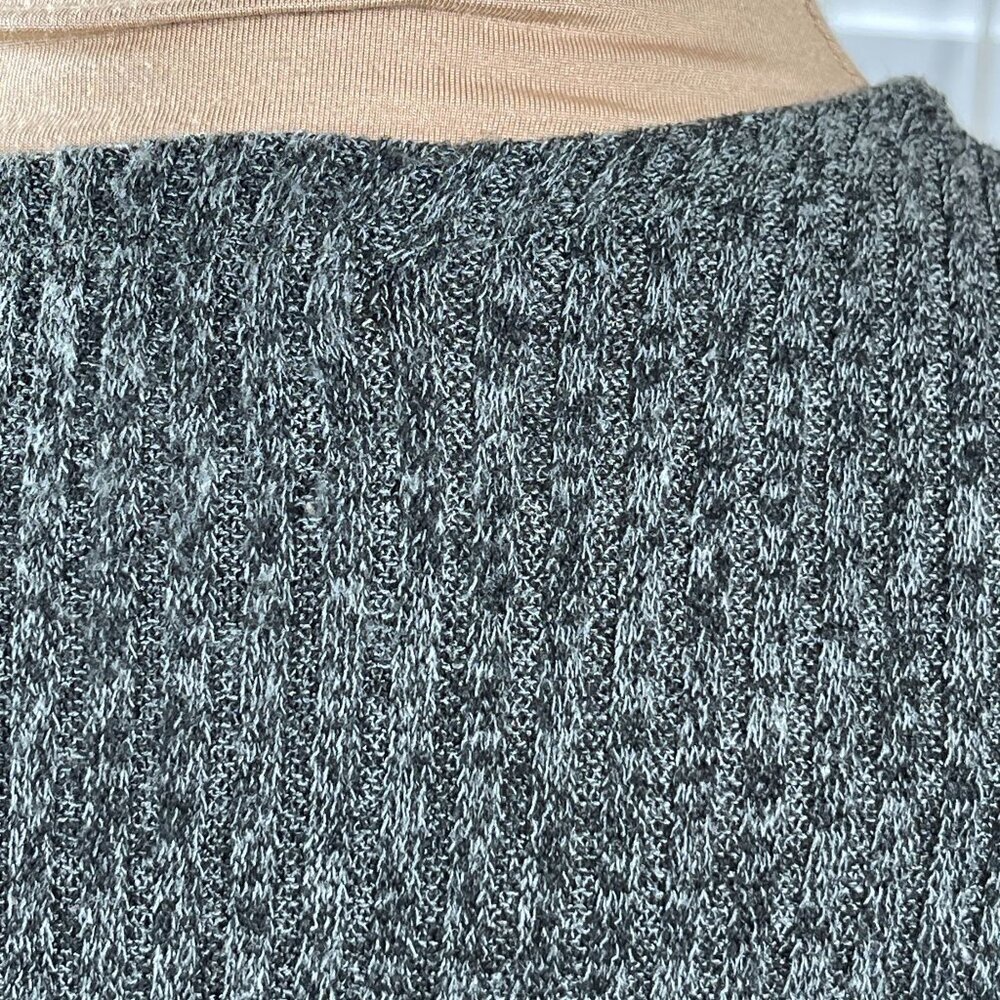 LulaRoe Sarah Open Front Cardigan Sweater Long Line Gray Green Size S Small - Picture 5 of 6